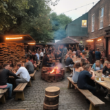 Himmelfahrts-Party 2023 im Biergarten der Event-Gastronomie 