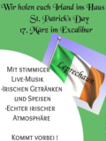 Veranstaltungsinfos zum St. Patrick`s Day am 17. März 2023 im Irish Pub 
